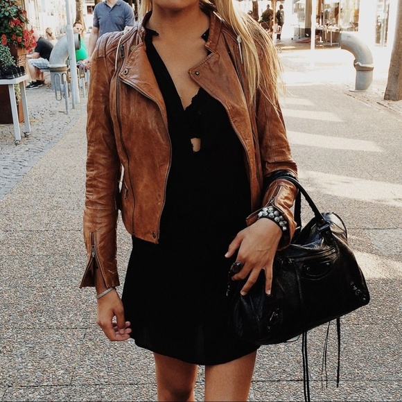 Aeropostale Jackets & Blazers - Brown Leather Jacket